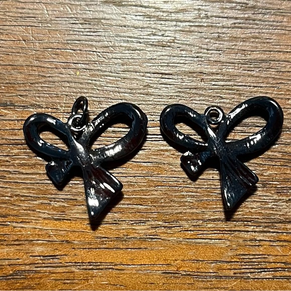 Vintage Rhinestone Bow Charms-2 - Picture 3 of 4